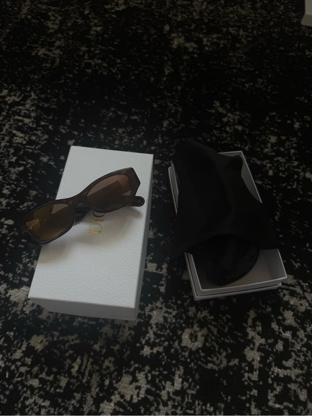 Dior Lady 95.22 B1 Tortoiseshell Oval Women's Sunglasses - Brown Lens